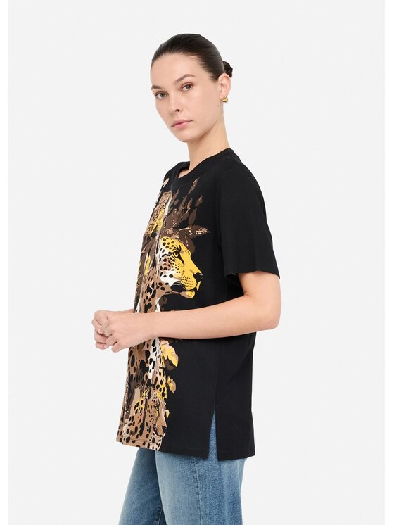 Liu Jo Liu Jo T-shirt TF5168JS923M9994 Nero Regular Fit