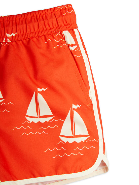 MINI RODINI MINI RODINI Szorty kąpielowe 2528011342 Czerwony Regular Fit