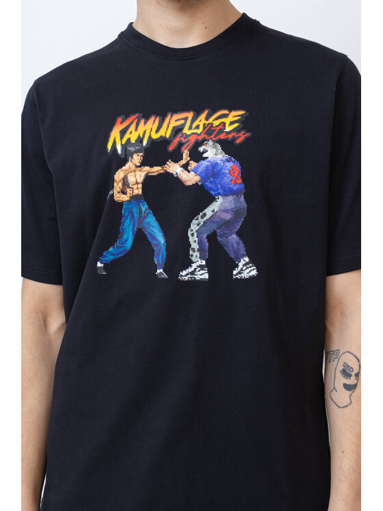 Kamuflage Kamuflage T-Shirt Endgame Czarny Oversize
