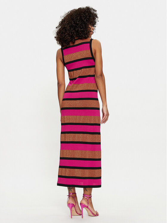 LOLA CASADEMUNT LOLA CASADEMUNT Rochie tricotată MS2416012 2N2 Colorat Regular Fit