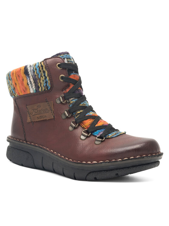 Rieker Rieker Škornji 73343-35 Bordo rdeča