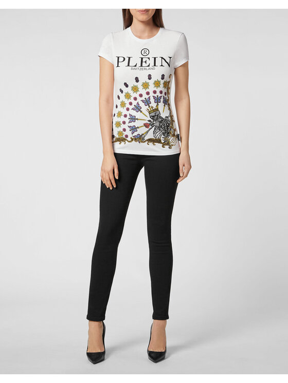 PHILIPP PLEIN PHILIPP PLEIN T-shirt 3673 Bianco Regular Fit