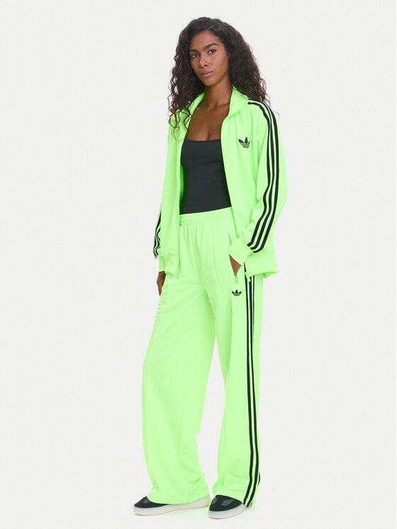 adidas adidas Donji dio trenerke adicolor Classic Firebird JW1228 Zelena Loose Fit