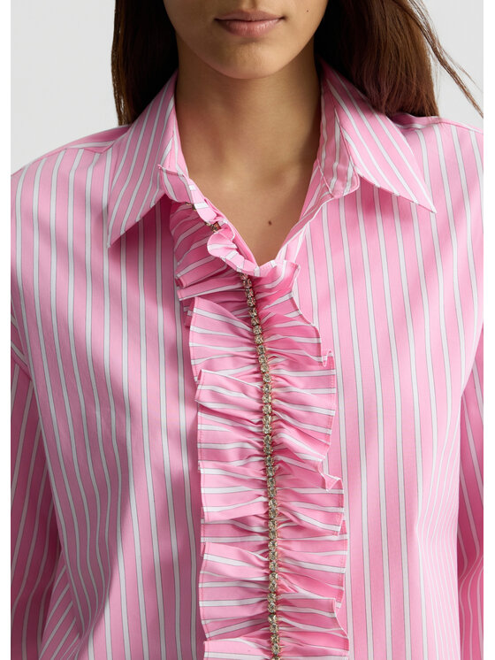 Liu Jo Liu Jo Camicia CA5020T2953C3605 Rosa Regular Fit