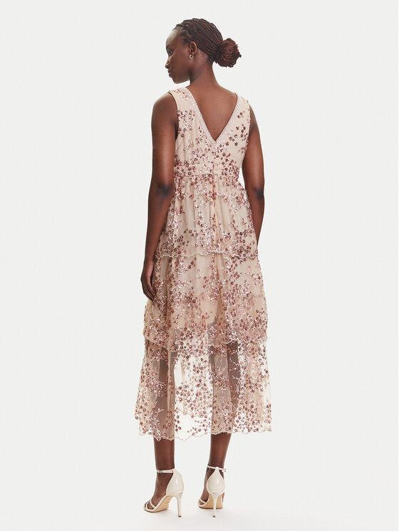 Dixie Dixie Rochie cocktail Dixie5 A606W024A Bej Regular Fit