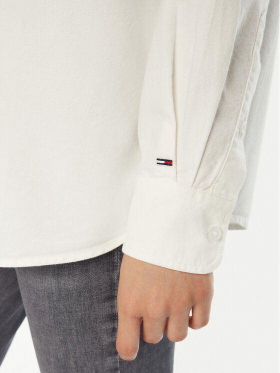 Tommy Jeans Tommy Jeans Koszula DW0DW19358 Biały Relaxed Fit