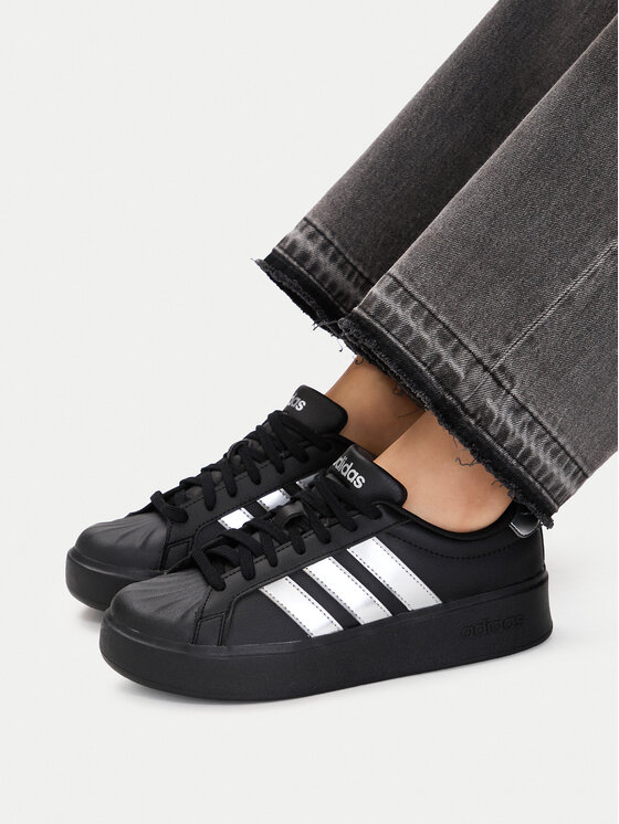 adidas adidas Sneakersy Streettalk Bold Shoes Junior KI1795 Czarny