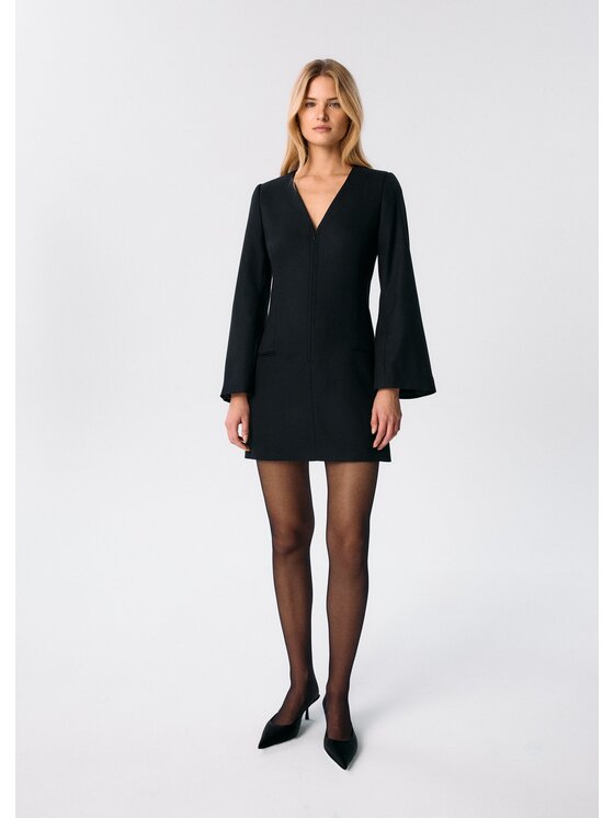 MARI PRETI MARI PRETI Abito da cocktail Charm Nero Regular Fit