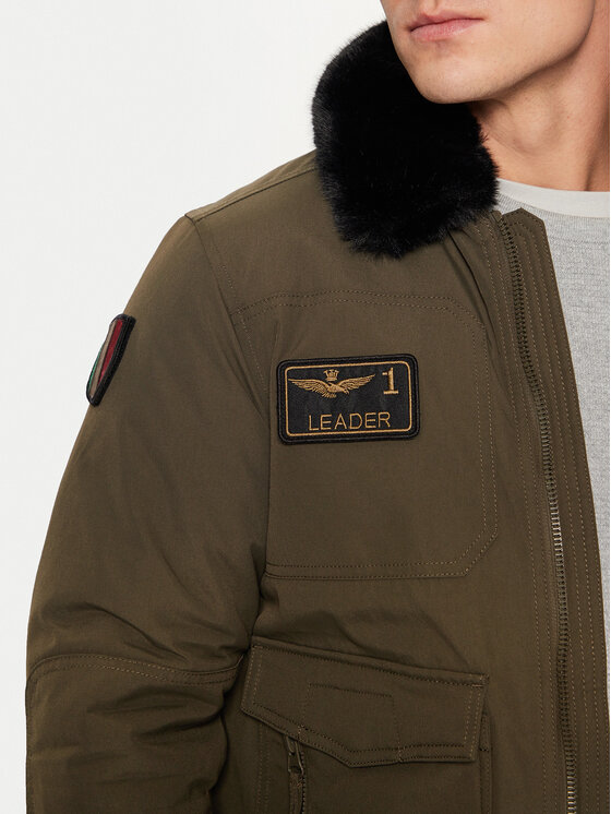 Aeronautica Militare Aeronautica Militare Bomber 242AB2106CT3151 Cachi Regular Fit