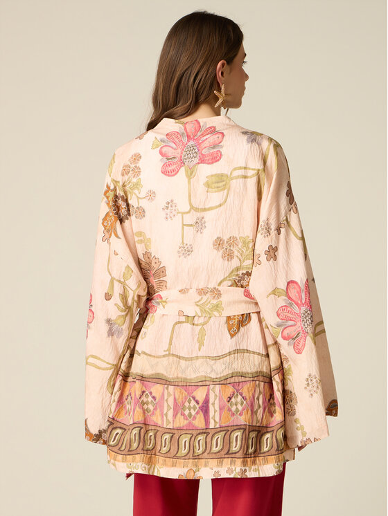 Oltre Oltre Kimono R000E000124N0R2 Crema Baggy Fit