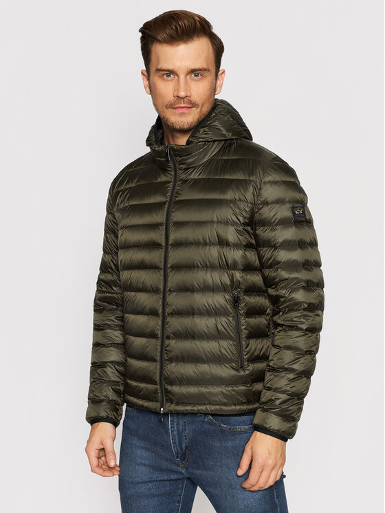 Giubbotto piumino C0P2008 Verde Regular Fit