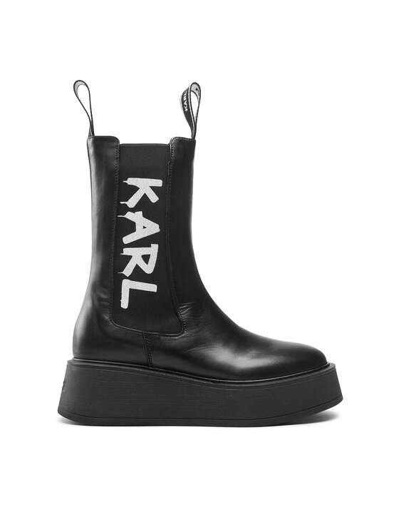 KARL LAGERFELD KARL LAGERFELD Боти тип челси KL42460 Черен