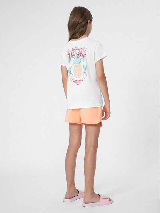 4F 4F Спортни шорти 4FJSS23TSHOF099 Розов Regular Fit