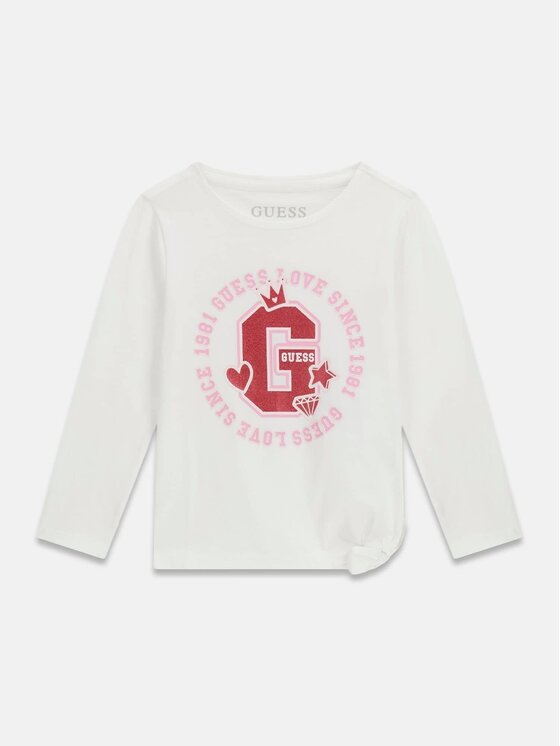 Guess Kids Guess Kids T-Shirt 183030 Bílá Classic Fit