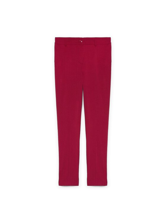 Fiorella Rubino Fiorella Rubino Spodnie materiałowe P144L102147N019 Czerwony Regular Fit