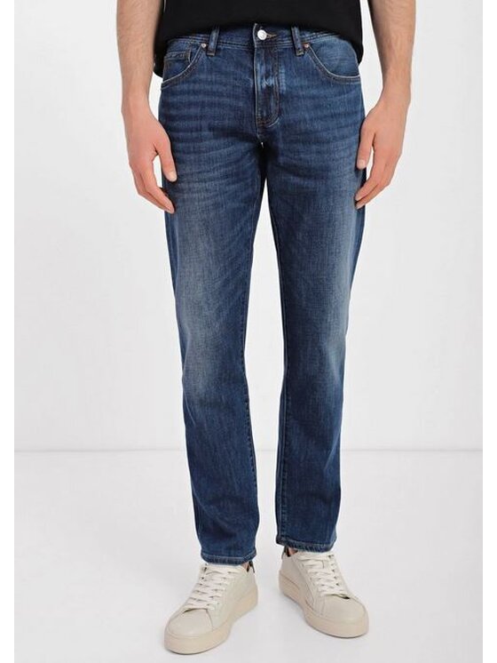 Armani Exchange Armani Exchange Jeansy 3RZJ16 Z1UGZ 1500 Tmavomodrá Straight Fit