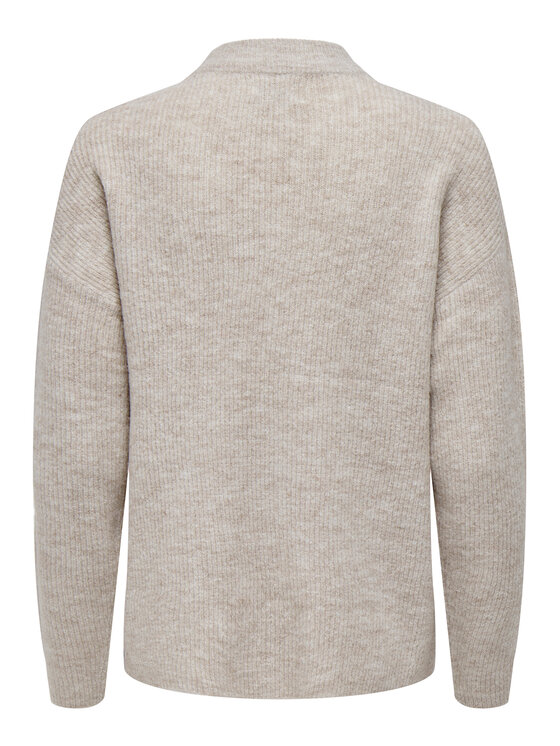 ONLY ONLY Kampsun Camilla 15277080 Beež Regular Fit