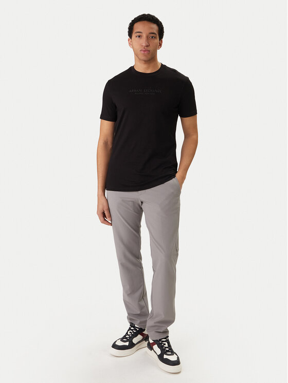 Armani Exchange Armani Exchange T-krekls XM001280 AF10361 MC09E Melns Regular Fit