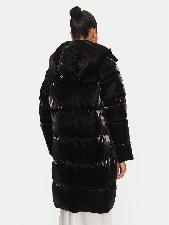 Elisabetta Franchi Elisabetta Franchi Geacă de iarnă PI-79Z-46E2-V650 Negru Regular Fit