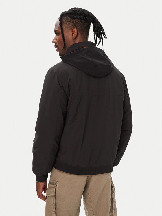 Aeronautica Militare Aeronautica Militare Übergangsjacke 262AB3084UCT04374 Schwarz Regular Fit