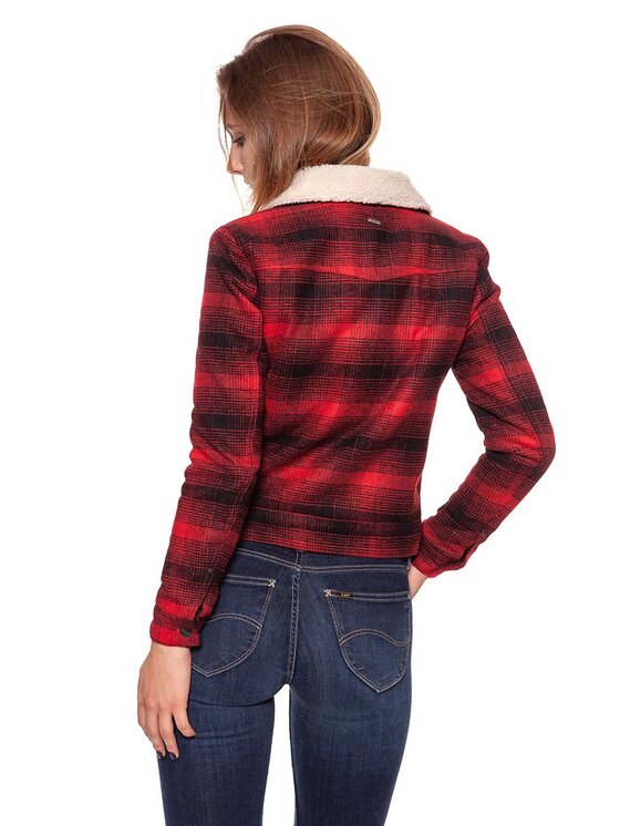 Wrangler Wrangler Giacca da donna SHERPA JACKET Nero Regular Fit