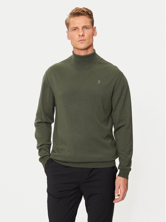 KARL LAGERFELD KARL LAGERFELD Гольф 655058 544399 Зелений Regular Fit