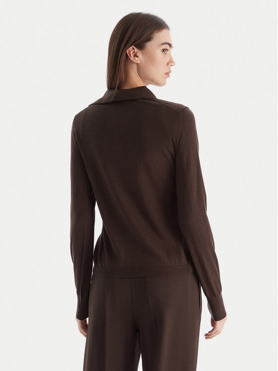 Weekend Max Mara Weekend Max Mara Svetr Cappa 2525366052 Hnědá Regular Fit