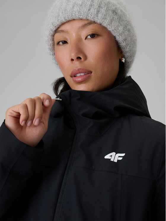 4F 4F Kurtka outdoor URBAN COMMUTER Czarny Regular Fit