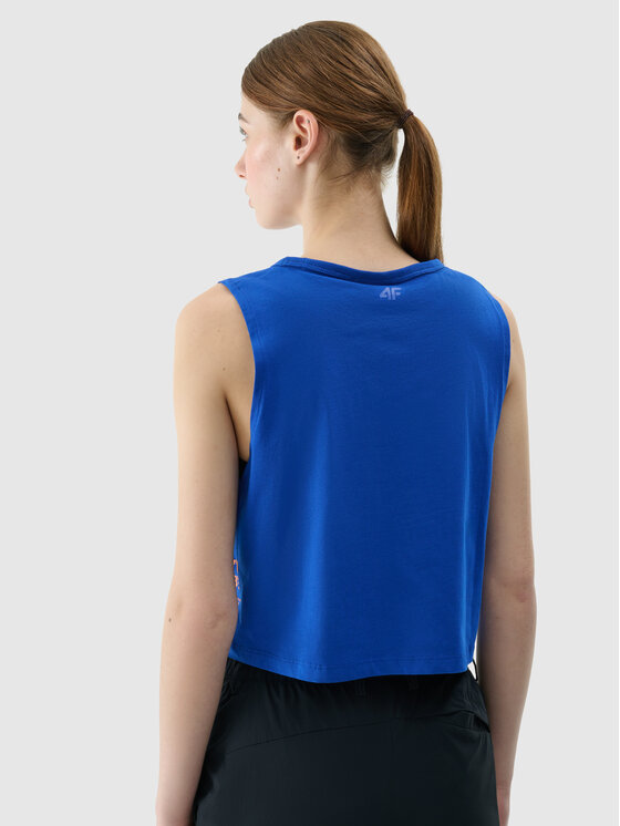 4F 4F Tank top HALNY Niebieski Regular Fit