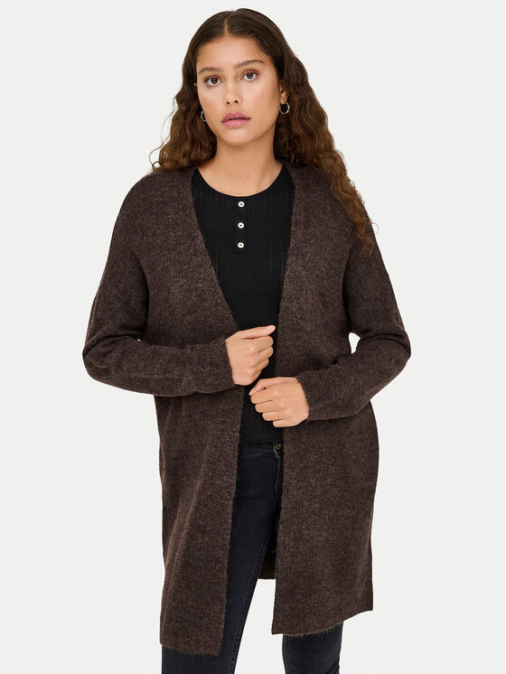 ONLY ONLY Kardigāns Talio 15358604 Brūns Regular Fit