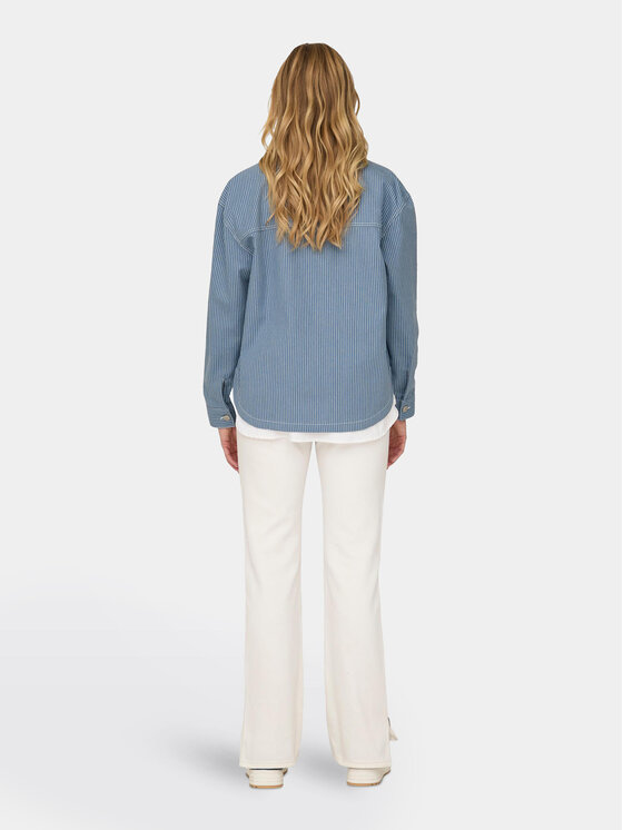 ONLY ONLY Košeľa Merle 15312897 Modrá Loose Fit