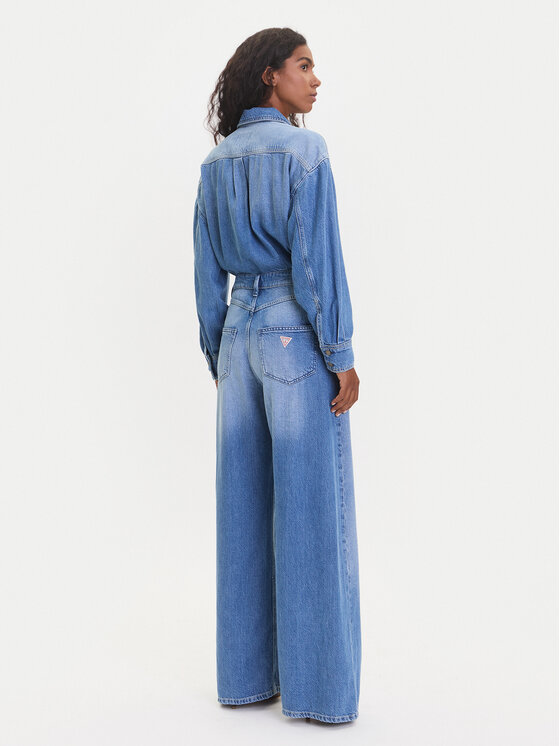 Guess Guess Overal W5YD58 D5B94 Modrá Regular Fit