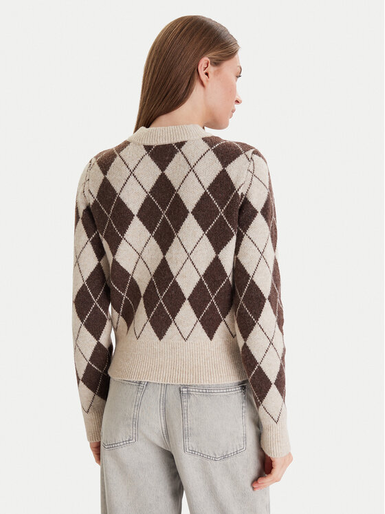 Vero Moda Vero Moda Strickjacke Halo 10342792 Braun Regular Fit