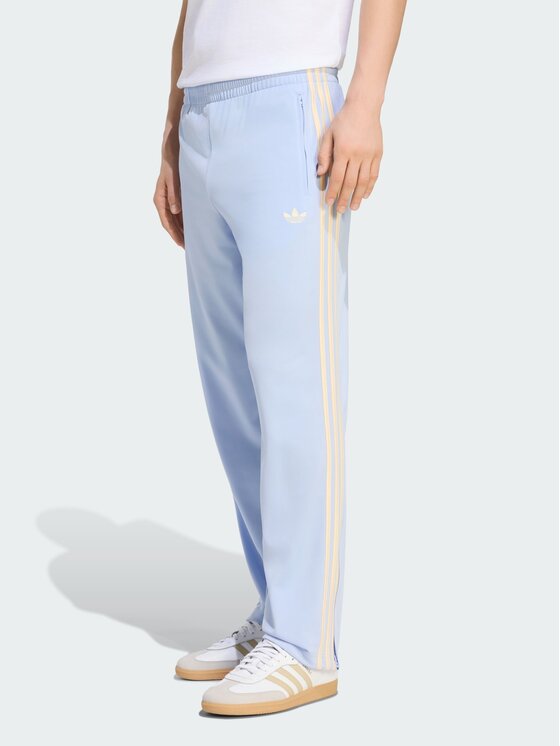 adidas adidas Spodnie materiałowe 159128 Niebieski jasny Regular Fit