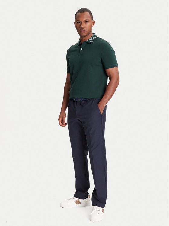 Guess Guess Polo marškinėliai M5YP34 KCJV1 Žalia Regular Fit