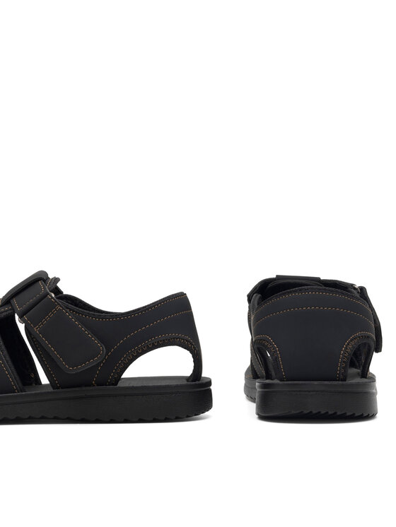 Lanetti Lanetti Sandalen MSS20504-01 Schwarz