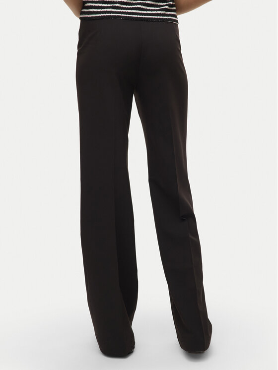 Vero Moda Vero Moda Hlače iz tkanine Texas 10334103 Črna Straight Fit