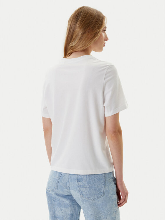 Mustang Mustang T-krekls Monroe 1016513 Balts Relaxed Fit