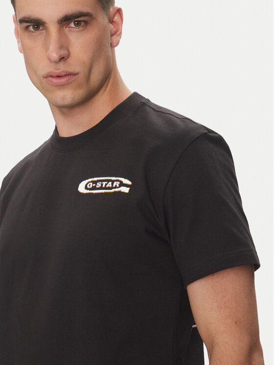 G-Star Raw G-Star Raw Футболка Back Gr Arch D26047-C336 Чорний Regular Fit
