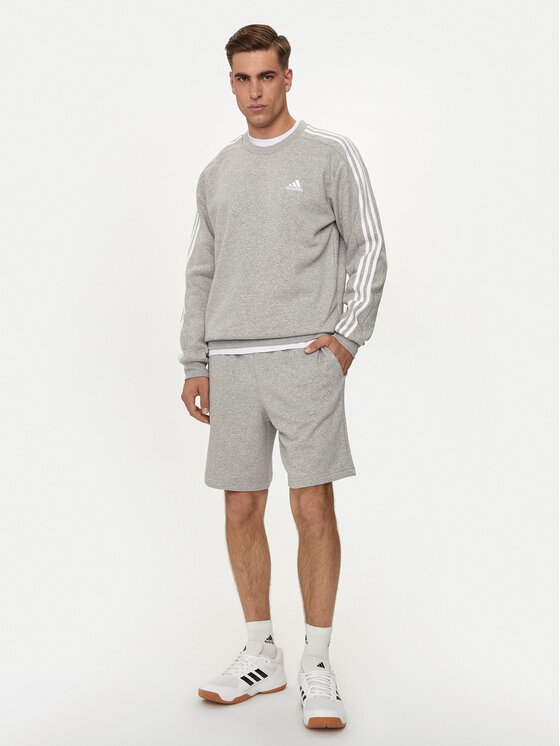 adidas adidas Majica dugih rukava Essentials IJ6470 Siva Regular Fit
