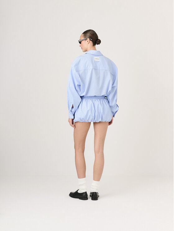 La Mania La Mania Szorty sportowe MAREN Biały Classic Fit