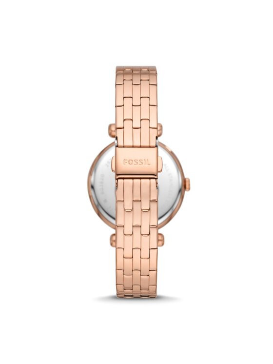 Fossil Fossil Zegarek BQ3820 Różowe złoto