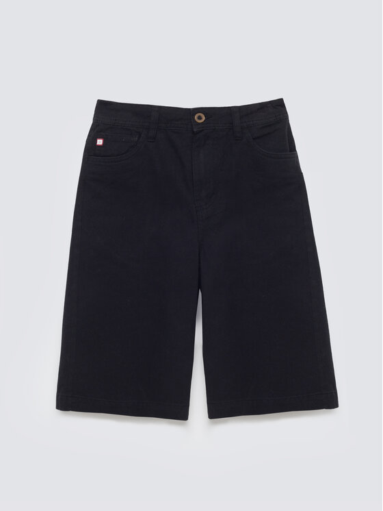 BIG STAR BIG STAR Szorty materiałowe DAEGIR Czarny Loose Fit