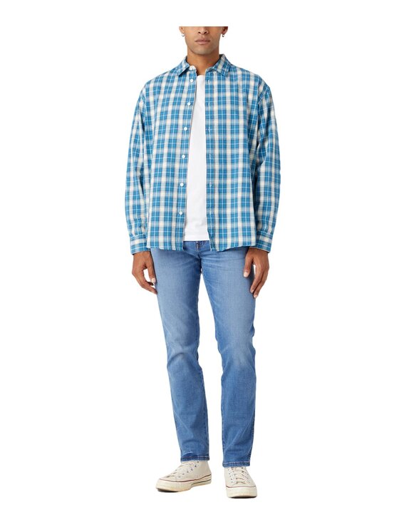 Wrangler Wrangler Jeansy W12SCSZ84 Niebieski Regular Fit