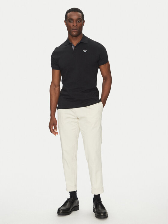 Barbour Barbour Polokošile Tartan MML0012BK31 Černá Regular Fit