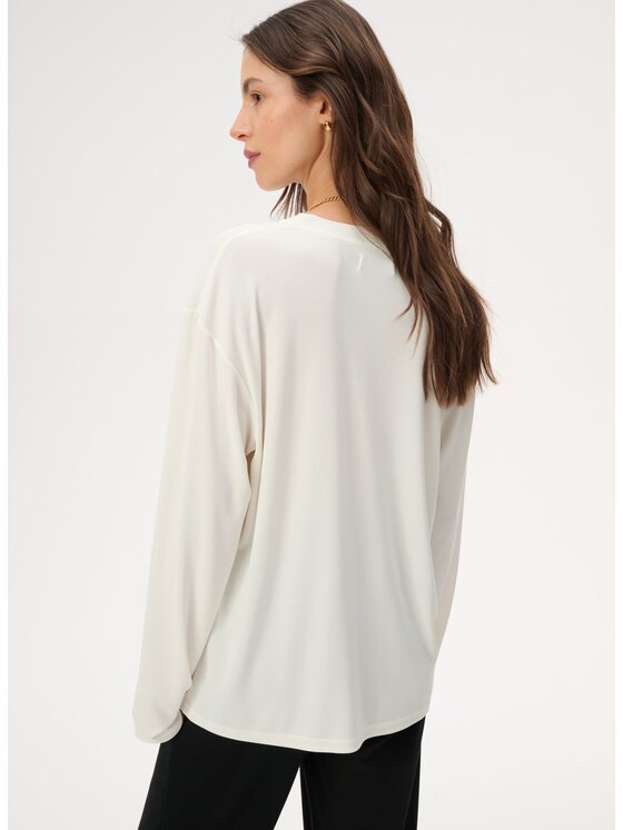 LEBRAND LEBRAND Longsleeve Anthony Biały