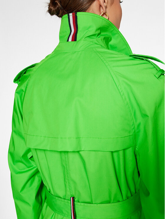 Tommy Hilfiger Tommy Hilfiger Trench WW0WW36960 Verde Regular Fit