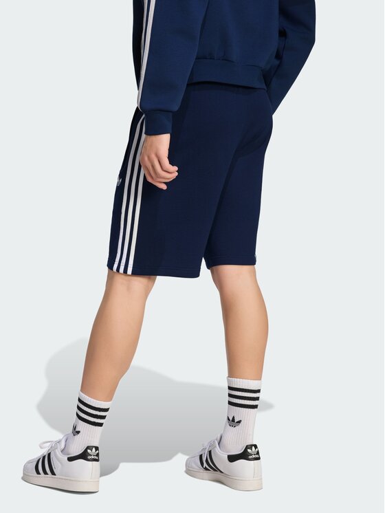 adidas adidas Szorty materiałowe 159264 Granatowy Regular Fit