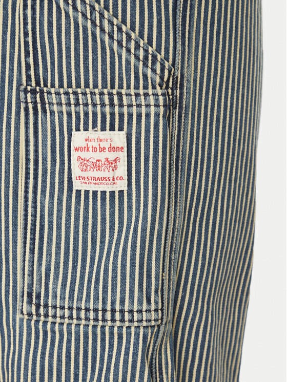 Levi's® Levi's® Jeans kratke hlače 568™ 001K8-0002 Črna Loose Fit