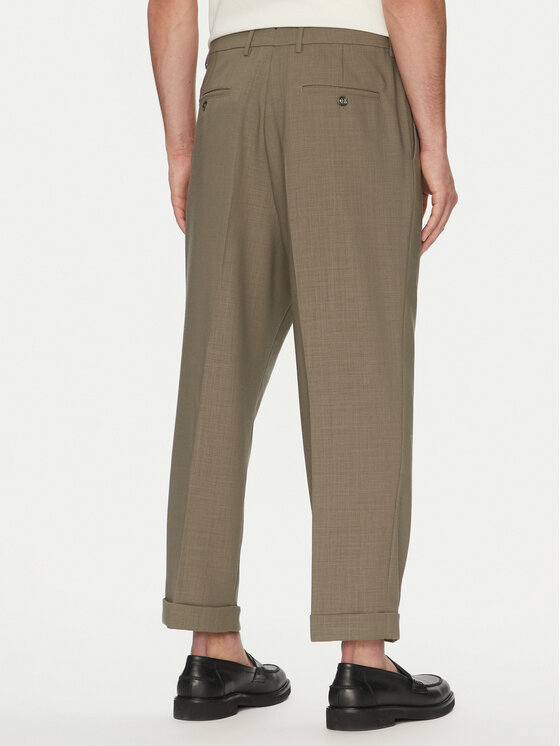 AMI PARIS AMI PARIS Chino hlače HTR111.WV0066 Siva Regular Fit